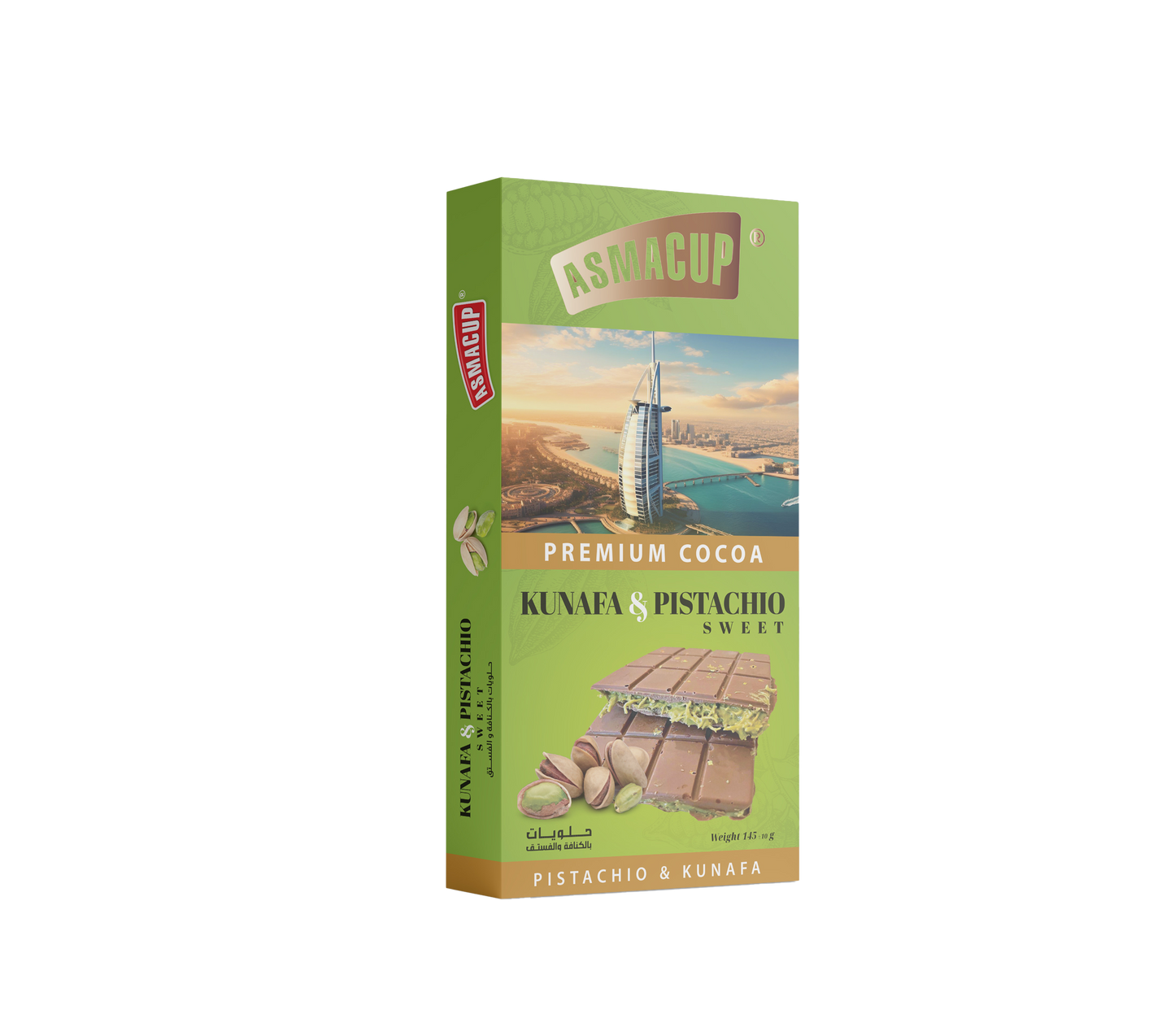 Kunafa & pistachio sweet (Dubai Bar)